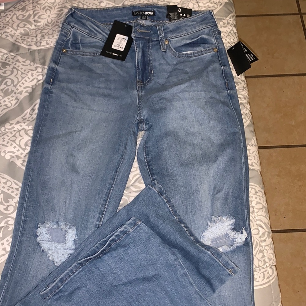 Fashion nova flare jeans